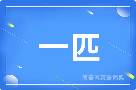 一匹