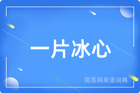 一片冰心