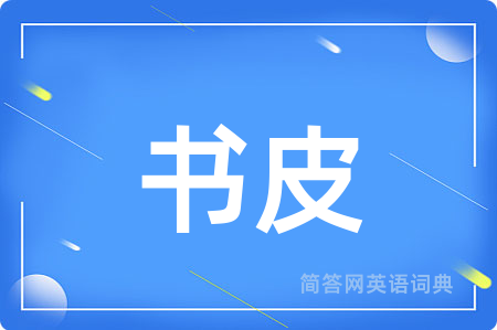 书皮