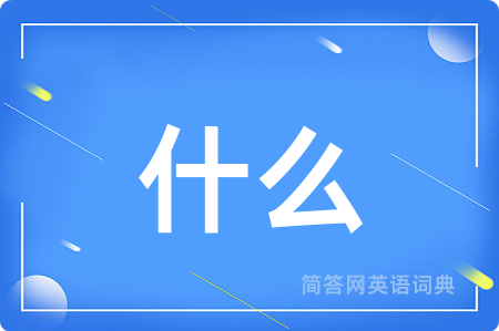 什么