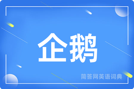 企鹅用英语怎么说,企鹅的英语翻译 企鹅