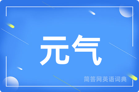 元气用英语怎么说,元气的英语翻译 元气