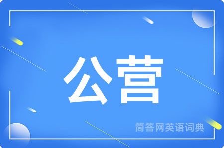 公营用英语怎么说,公营的英语翻译 公营