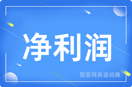 净利润用英语怎么说,净利润的英语翻译 净利润