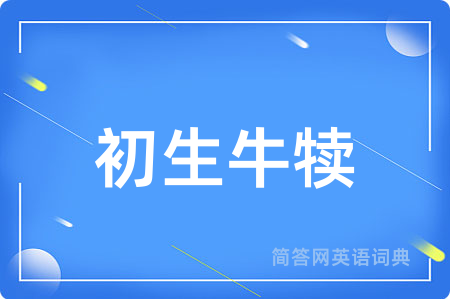 初生牛犊