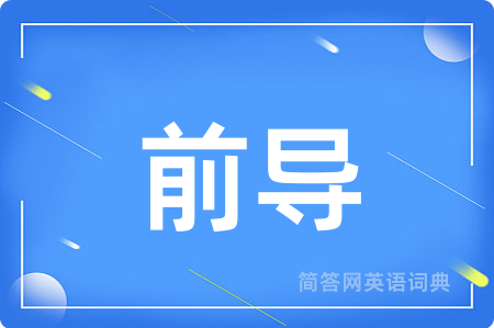 前导