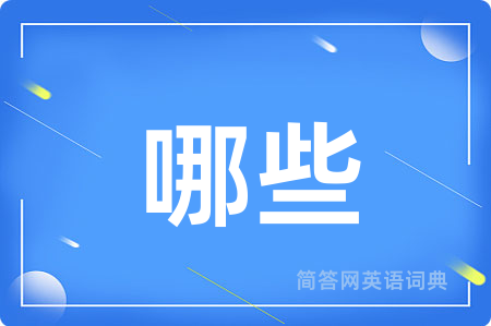 哪些
