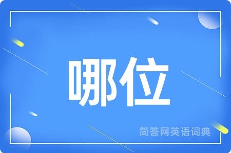 哪位用英语怎么说,哪位的英语翻译 哪位