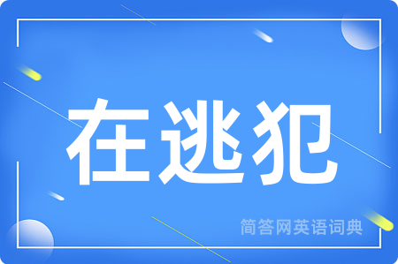 在逃犯