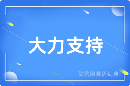 大力支持