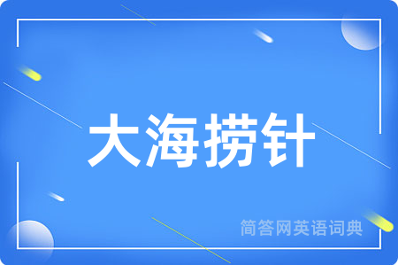 大海捞针