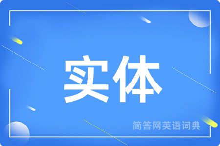 实体