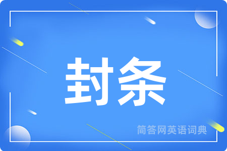 封条用英语怎么说,封条的英语翻译 封条