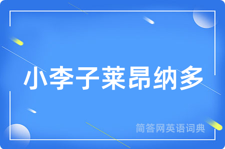小李子莱昂纳多