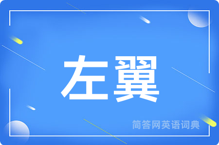 左翼用英语怎么说,左翼的英语翻译 左翼