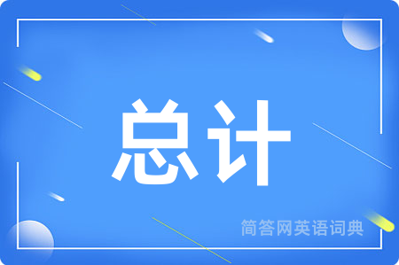 总计