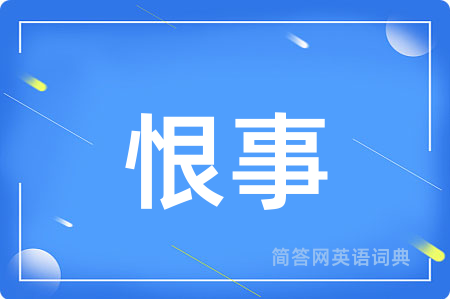 恨事