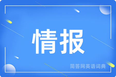 情报用英语怎么说,情报的英语翻译 情报