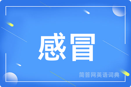 感冒用英语怎么说,感冒的英语翻译 感冒