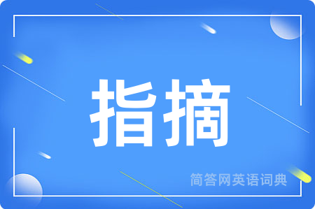 指摘
