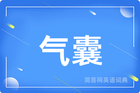 气囊用英语怎么说,气囊的英语翻译 气囊
