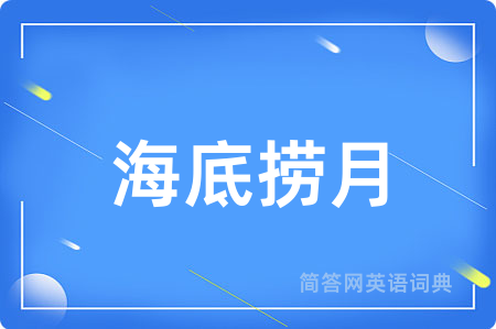海底捞月