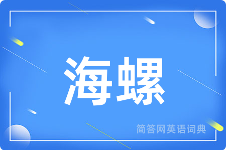 海螺用英语怎么说,海螺的英语翻译 海螺