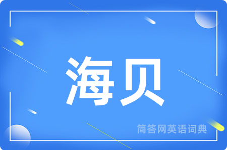 海贝用英语怎么说,海贝的英语翻译 海贝
