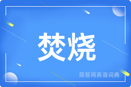 焚烧用英语怎么说,焚烧的英语翻译 焚烧