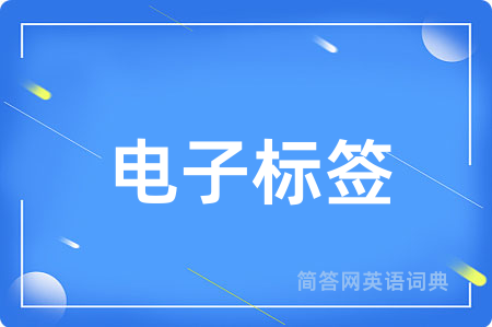 电子标签用英语怎么说,电子标签的英语翻译 电子标签