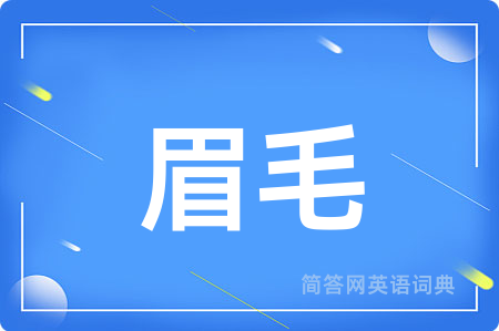 眉毛