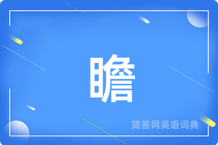 瞻