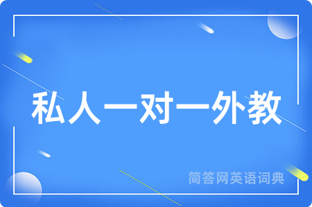 私人一对一外教用英语怎么说,私人一对一外教的英语翻译 私人一对一外教