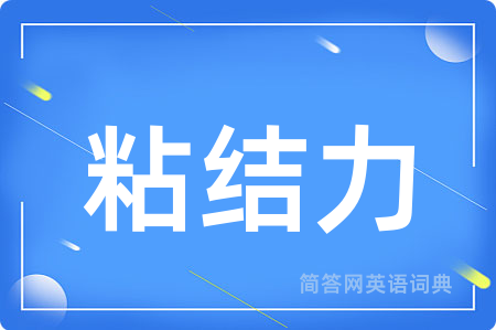 粘结力