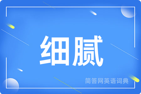 细腻