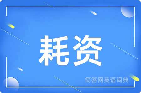耗资