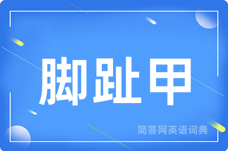 脚趾甲