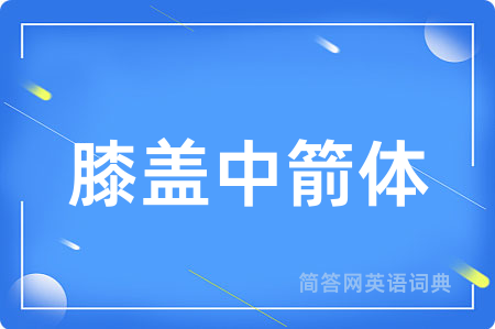膝盖中箭体