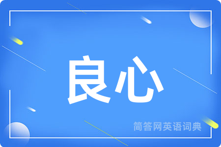 良心用英语怎么说,良心的英语翻译 良心