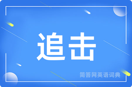 追击用英语怎么说,追击的英语翻译 追击