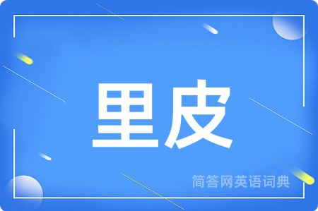 里皮用英语怎么说,里皮的英语翻译 里皮