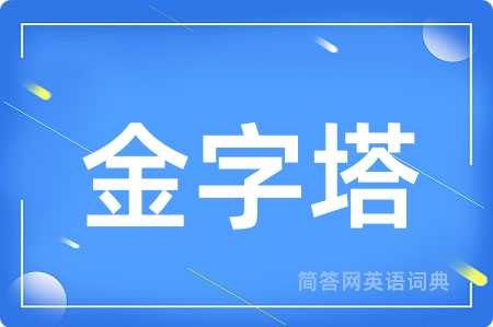 金字塔用英语怎么说,金字塔的英语翻译 金字塔