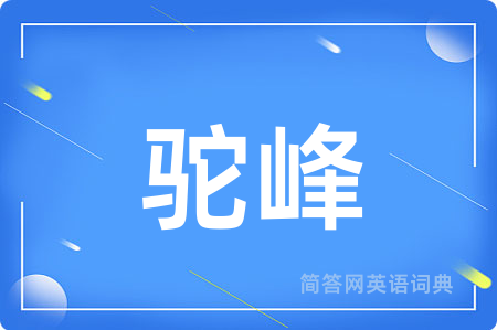 驼峰
