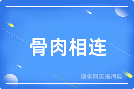 骨肉相连
