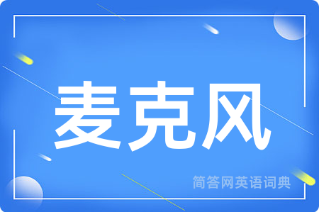 麦克风用英语怎么说,麦克风的英语翻译 麦克风