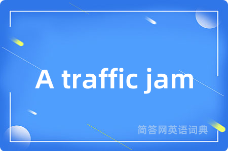 A traffic jam