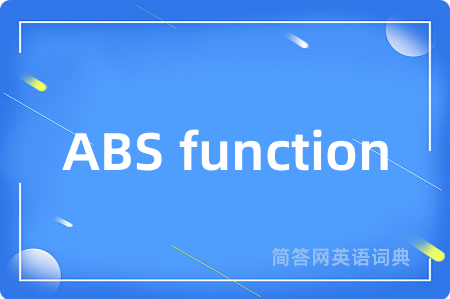 ABS function