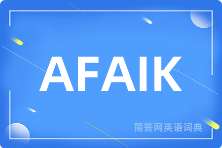 AFAIK