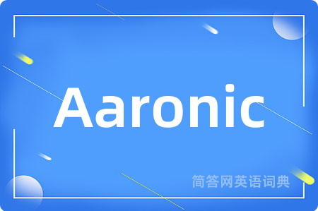 Aaronic是什么意思,Aaronic的中文翻译 Aaronic