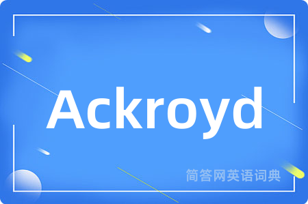 Ackroyd